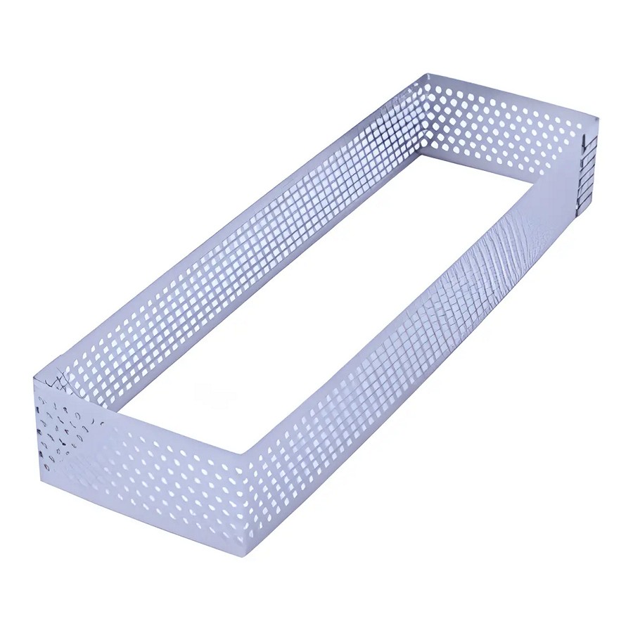 Cintura Rectangular 28 cm Perforada "Doña Clara"