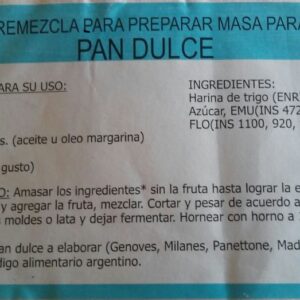 Premezcla Pan Dulce x 1Kg