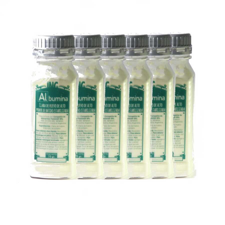 Albumina Alto Poder de Batido "Pastelar" 6 x 70 gr