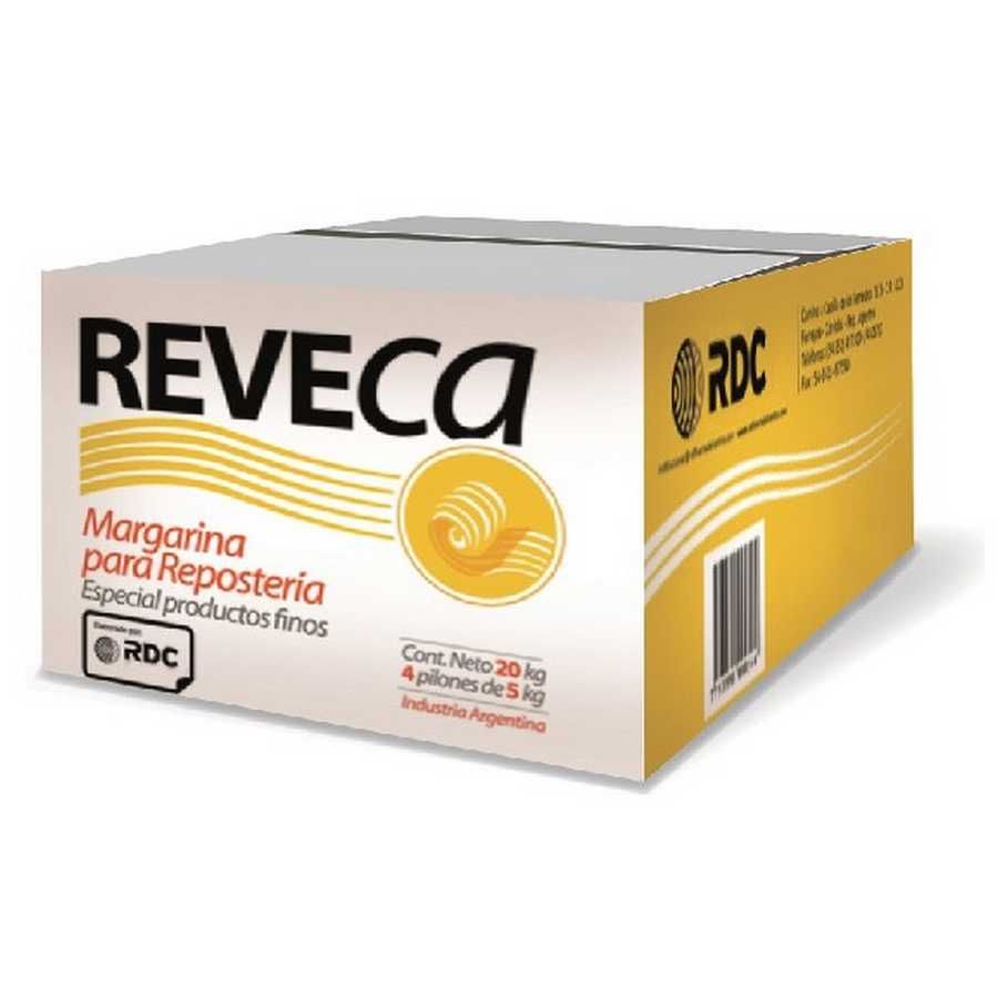 Margarina Reveca para Reposteria 4x5Kg