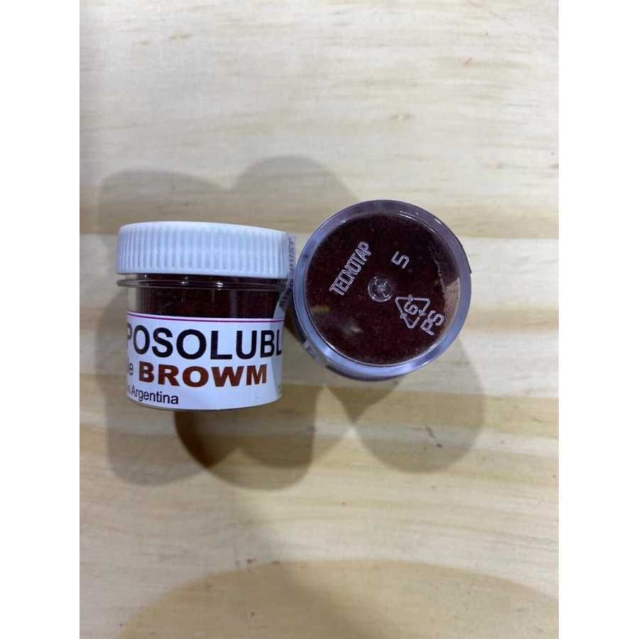 Colorante en Polvo Liposoluble Brown "King Dust" 4 g - Imagen 2