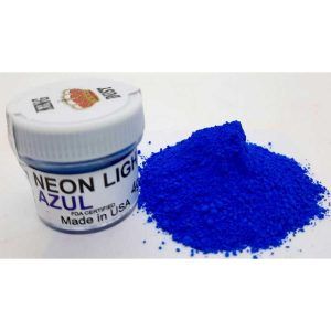 Colorante en Polvo Liposoluble Neon Celeste «King Dust» 4 g