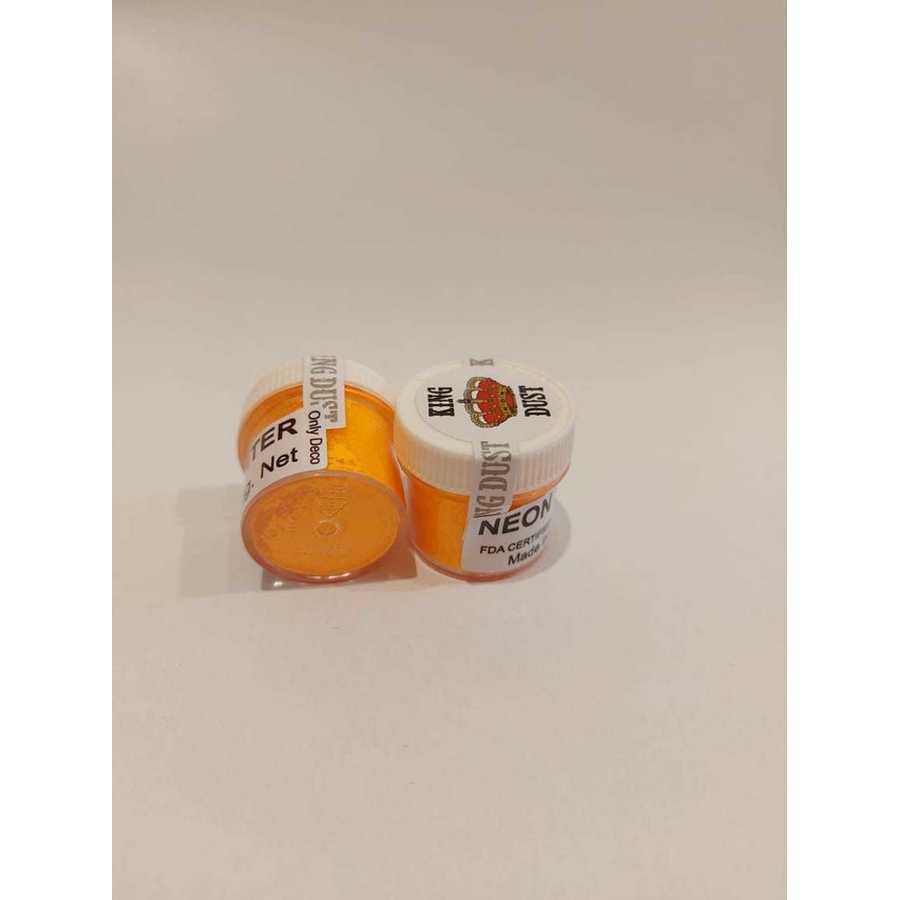 Colorante en Polvo Liposoluble Neon Orange "King Dust" 4 g
