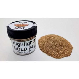 Colorante en Polvo Metalizado Oro 24k «King Dust» 15g