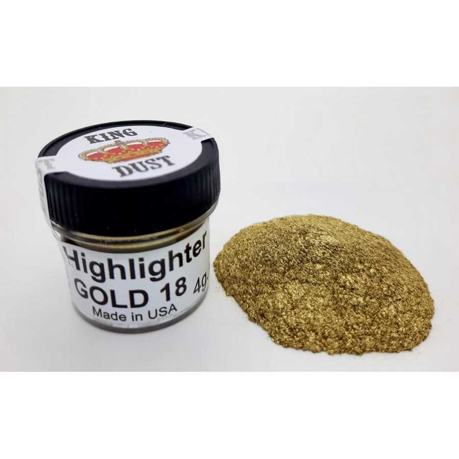 Colorante en Polvo Metalizado Oro 18k "King Dust" 4g