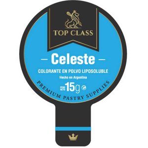 Colorante en Polvo Liposoluble Celeste «Top Class» 15g