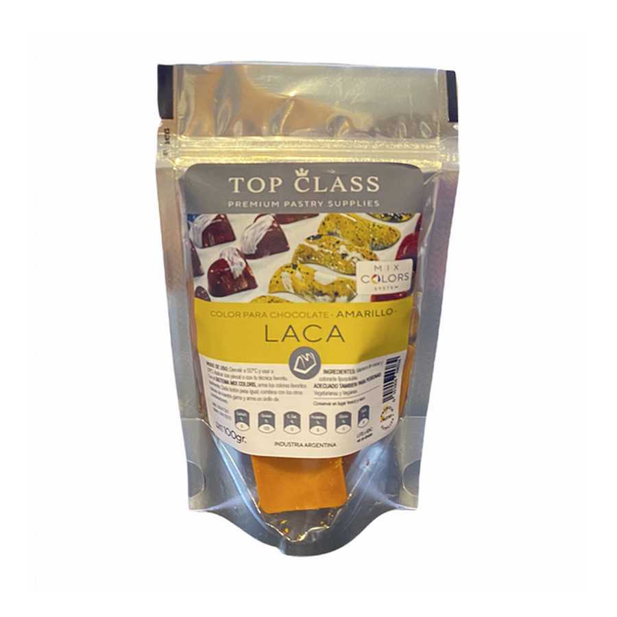 Laca para pintar chocolate Amarillo "Top Class" 100g