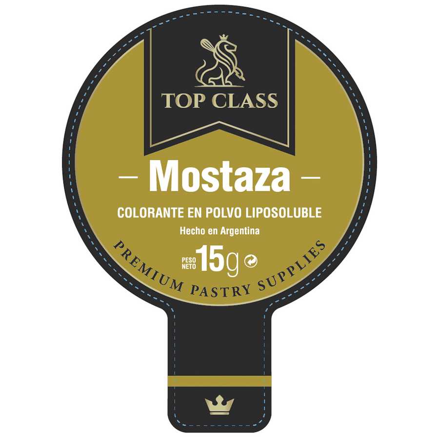 Colorante en polvo Liposoluble Mostaza "Top Class" 15g