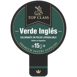 Colorante en polvo Liposoluble Verde Ingles «Top Class» 15g