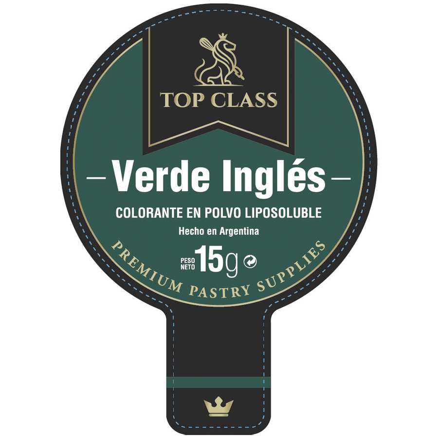 Colorante en polvo Liposoluble Verde Ingles "Top Class" 15g