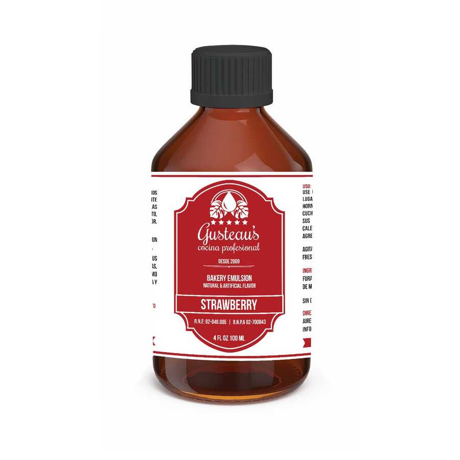Emulsion de Frutilla "Gusteaus" 100 ml