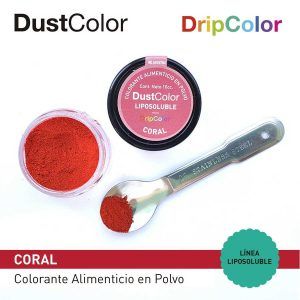 Colorante en Polvo Liposoluble Coral «Dust Color» 10cc
