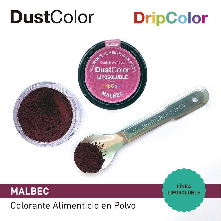 Colorante en Polvo Liposoluble Malbec "Dust Color" 10cc