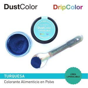 Colorante en Polvo Liposoluble Turquesa «Dust Color» 10cc
