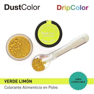 Colorante en Polvo Liposoluble Verde lima «Dust Color» 10cc
