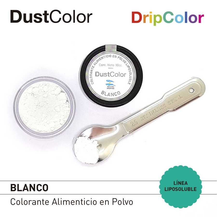 Colorante en Polvo Liposoluble Blanco "Dust Color" 10cc