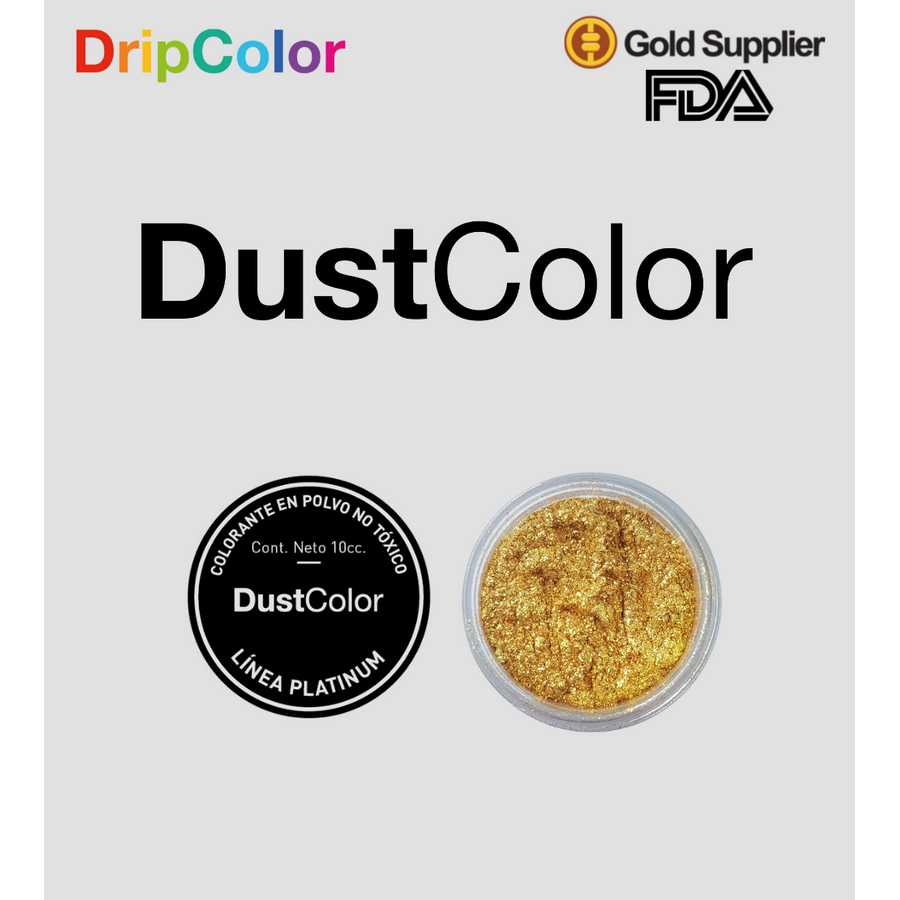 Colorante en polvo Dorado medio Dust Color 10cc