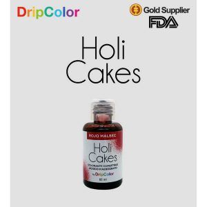 Colorante Liquido Rojo Malbec «Holi Cakes» 60 ml