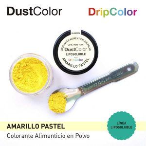 Colorante en Polvo Liposoluble Amarillo Pastel «Dust Color» 10 cc