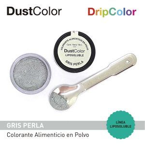 Colorante en Polvo Liposoluble Gris Perla «Dust Color» 10 cc