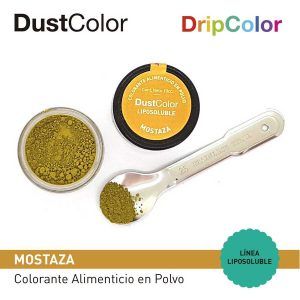 Colorante en Polvo Liposoluble Mostaza «Dust Color» 10 cc