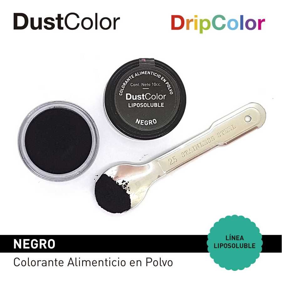 Colorante en Polvo Liposoluble Negro "Dust Color" 10 cc