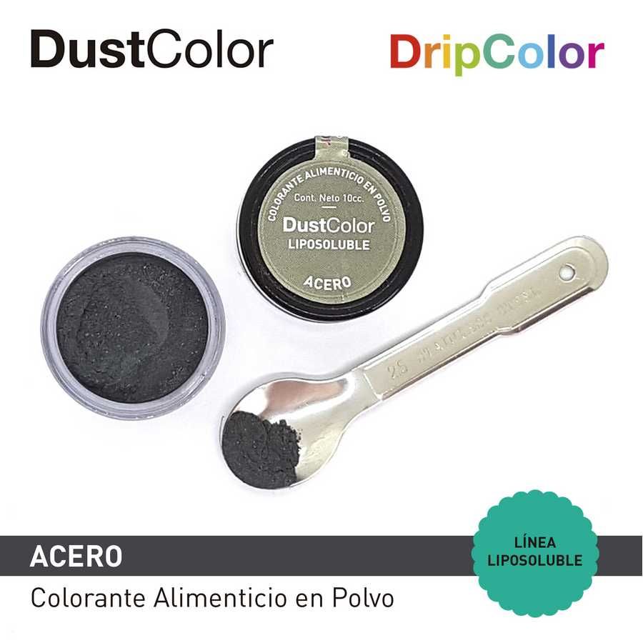 Colorante en Polvo Liposoluble Acero "Dust Color" 10 cc