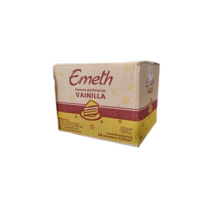 Esencia Vainilla Emeth 24 Caja x 120cc