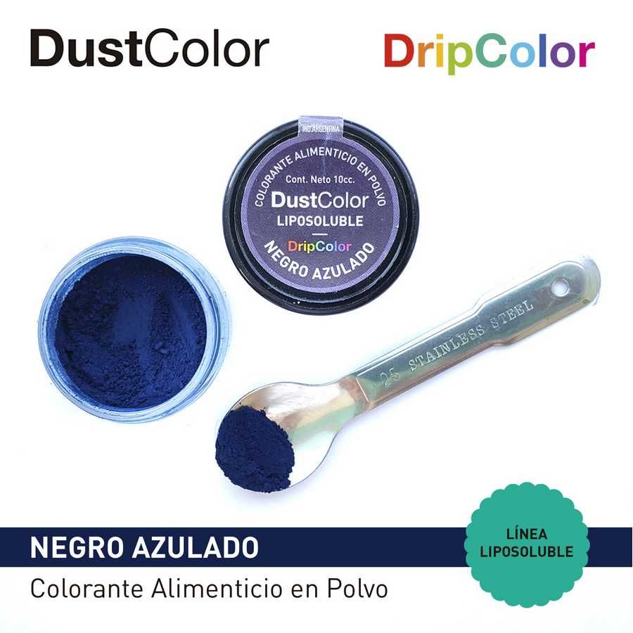 Colorante en Polvo Liposoluble Negro Azulado "Dust Color" 10 cc