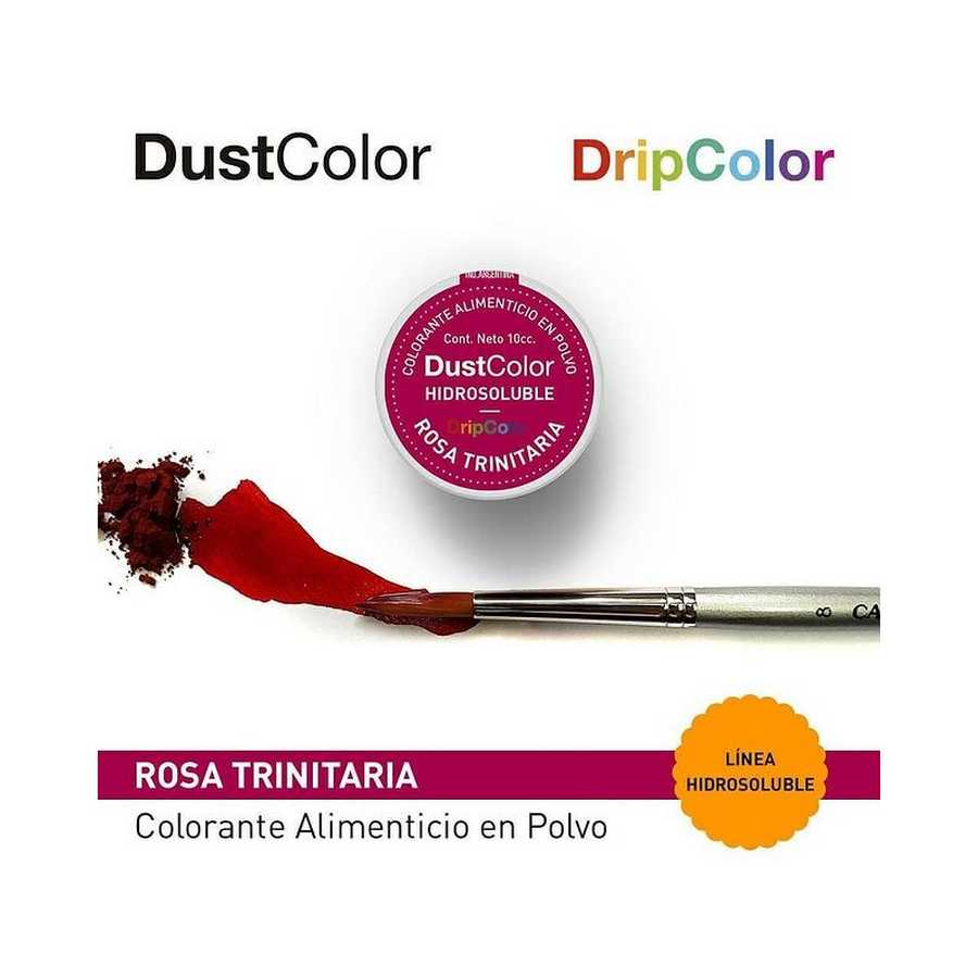 Colorante en polvo hidrosoluble Rosa Trinitaria "Dust Color" 10 cc