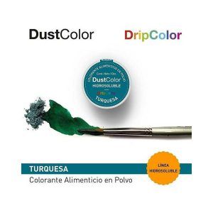 Colorante en polvo hidrosoluble Turquesa «Dust Color» 10 cc