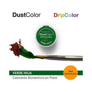 Colorante en polvo hidrosoluble Verde Hoja «Dust Color» 10 cc
