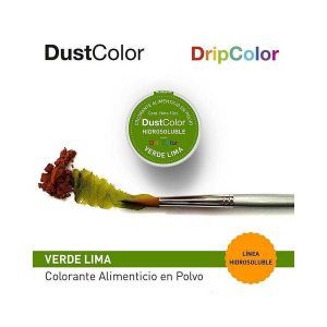 Colorante en polvo hidrosoluble Verde Lima «Dust Color» 10 cc