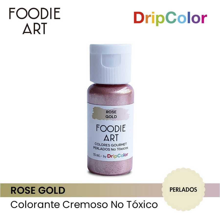 Colorante Crema Rose Gold "Foodie Art" 15 ml