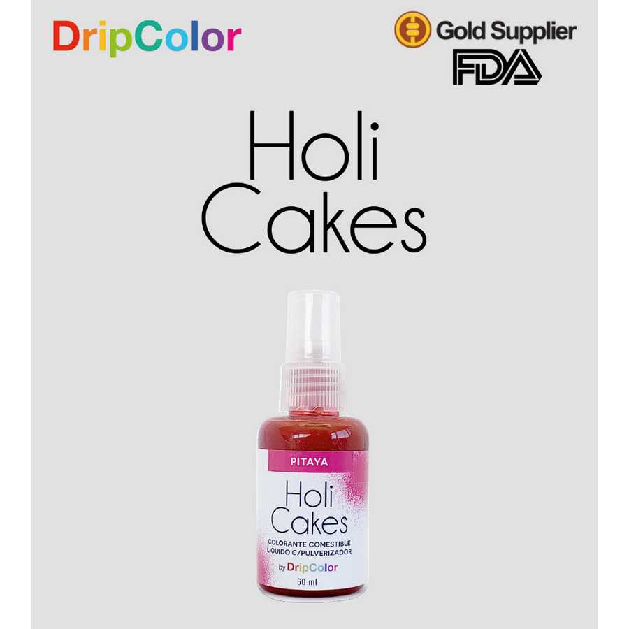 Colorante Liquido con Atomizador Rosa Pitaya "Holi Cakes" 60ml