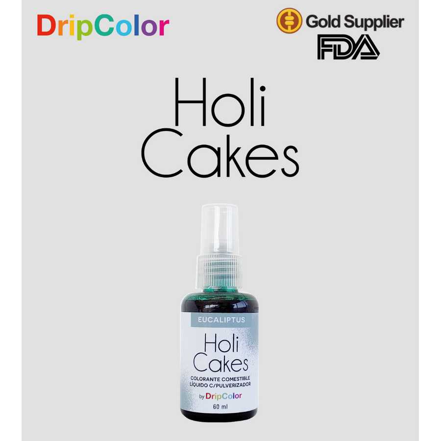 Colorante Liquido con Atomizador Eucalipto "Holi Cakes" 60ml