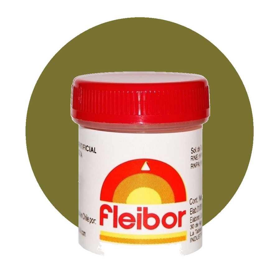 Colorante en pasta Verde M "Fleibor" x15g