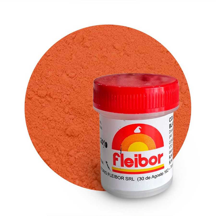 Colorante en Polvo Liposoluble Naranja "Fleibor" x 5 g