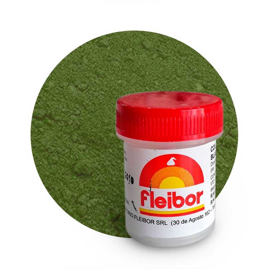 Colorante en Polvo Liposoluble Verde "Fleibor" x 5 g