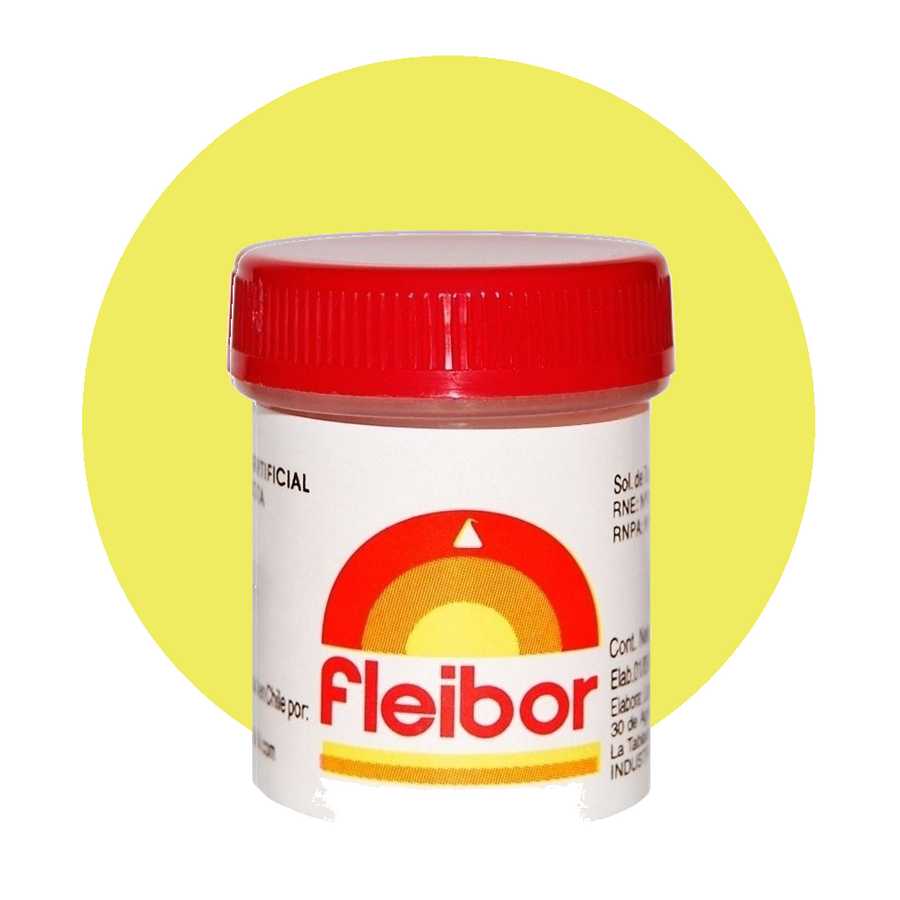 Colorante en pasta Amarillo P "Fleibor" x15g