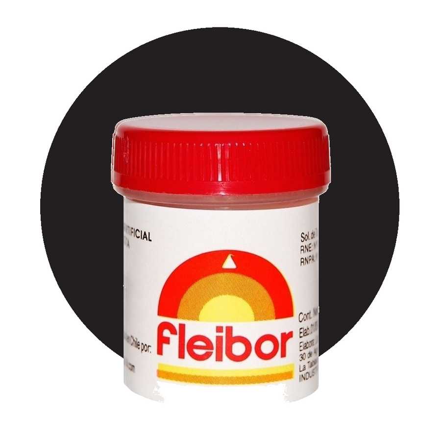 Colorante en pasta Negro "Fleibor" x15g