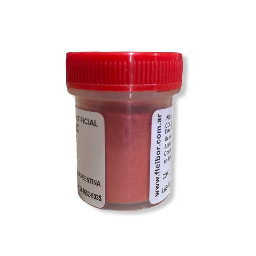 Colorante en polvo Rojo Rubi "Fleibor" x 4 g - Imagen 2