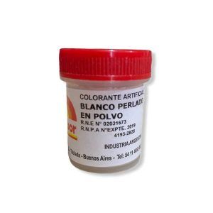 Colorante en polvo Blanco Perlado «Fleibor» x 4 g
