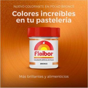 Colorante en Polvo Bronce comestible «Fleibor» x 4 g