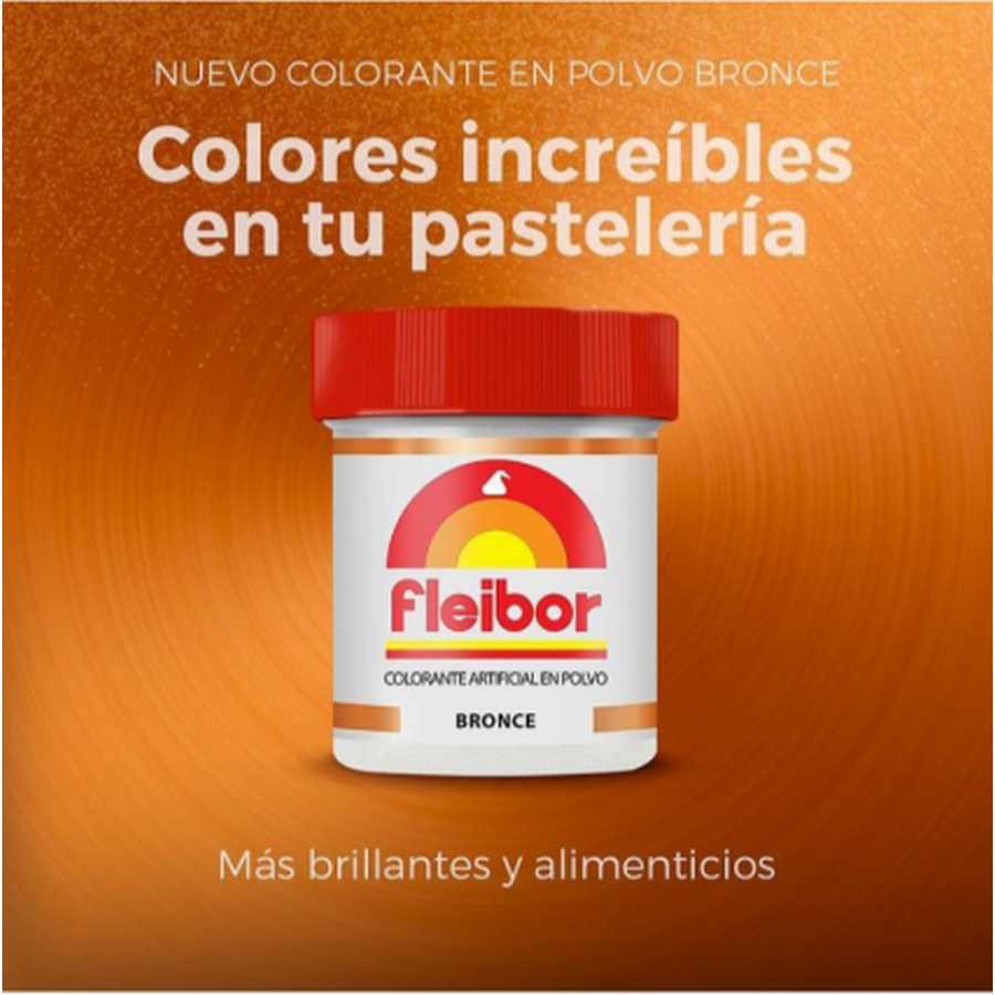 Colorante en Polvo Bronce comestible "Fleibor" x 4 g