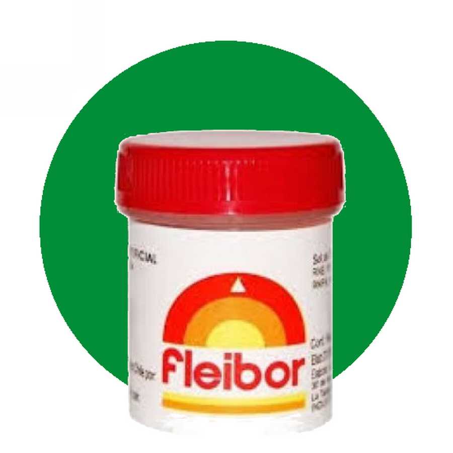 Iluminador en Polvo Verde comestible "Fleibor" x 3 g