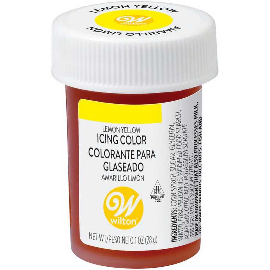 Colorante en Gel Amarillo Limon "Wilton" 28 g