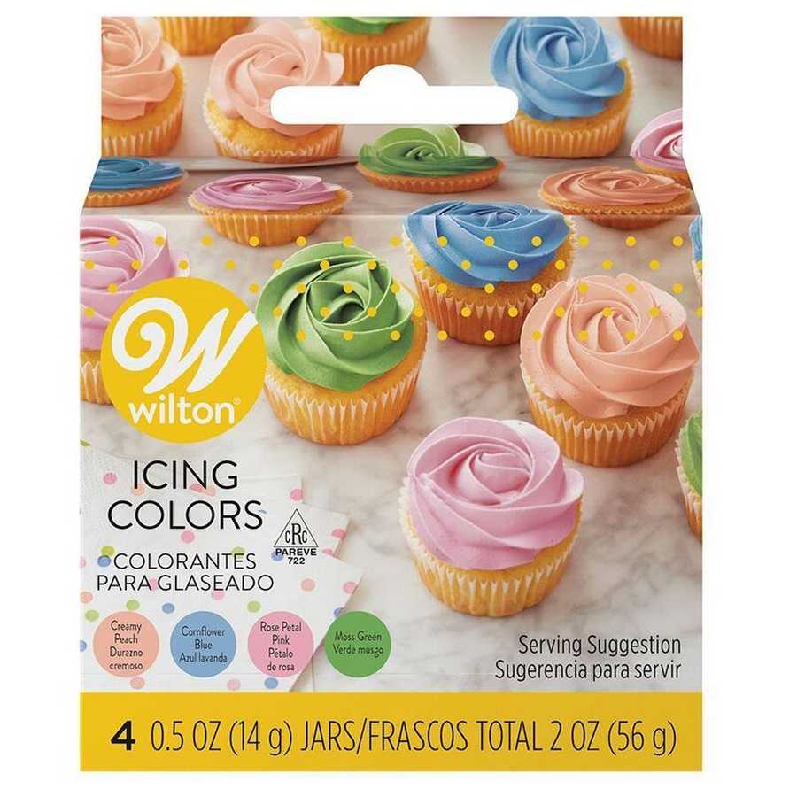 Colorante en Gel Set Pastel "Wilton" 4x28 g