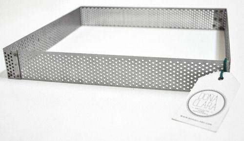 Cintura Cuadrada 22 cm Perforada "Doña Clara"