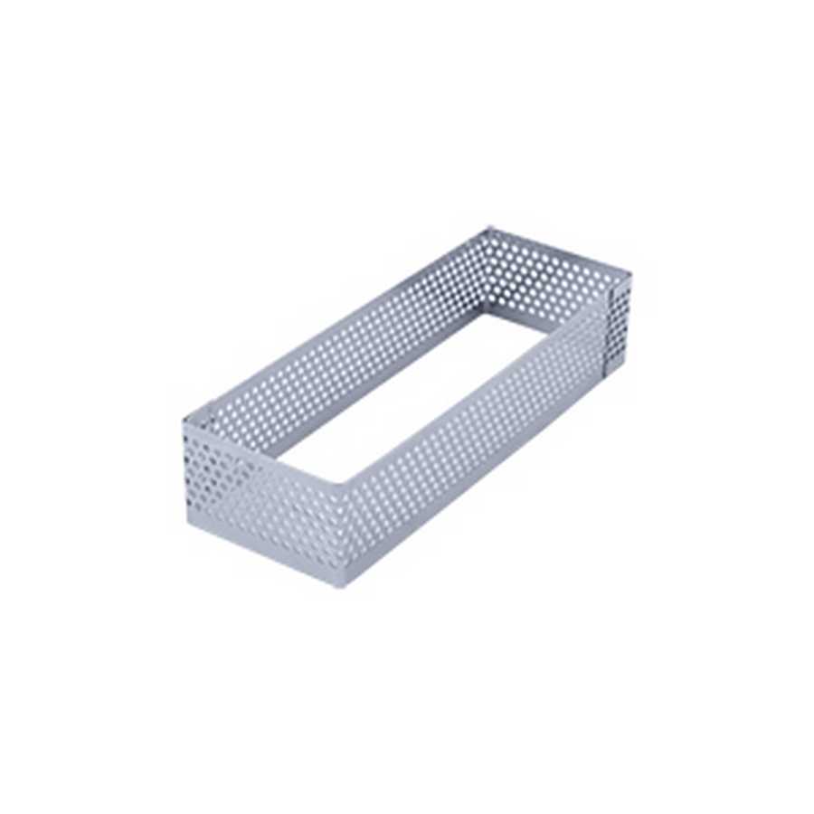Cintura Rectangular 12 cm Perforada "Doña Clara"